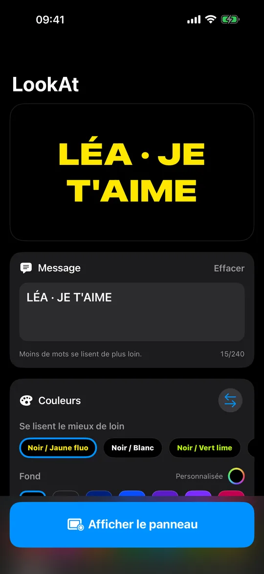 Des paires qui se lisent — LookAt